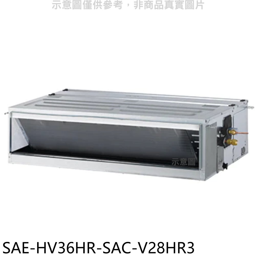 《再議價》SANLUX台灣三洋【SAE-HV36HR-SAC-V28HR3】變頻冷暖吊隱式分離式冷氣(含標準安裝)
