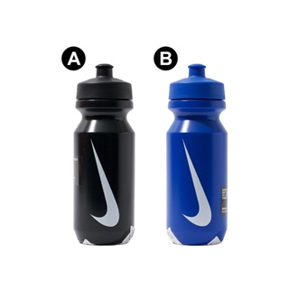 NIKE BIG MOUTH BOTTLE 黑/藍 大嘴巴 水壺 2.0 22OZ N000004209122