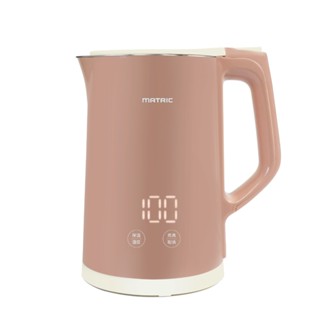MATRIC松木 觸控式智慧定溫304不鏽鋼內膽快煮壺1.5L(英國STRIX溫控器) MG-KT1511M