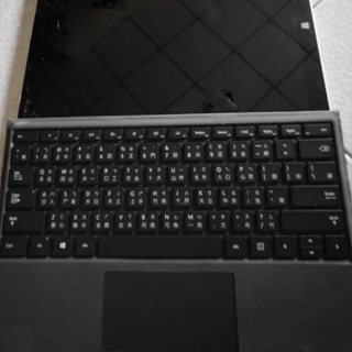 微軟Microsoft surface pro 3平板電腦,觸控故障 零件機 WIN10,附兩組原廠鍵盤(未測試好壞)
