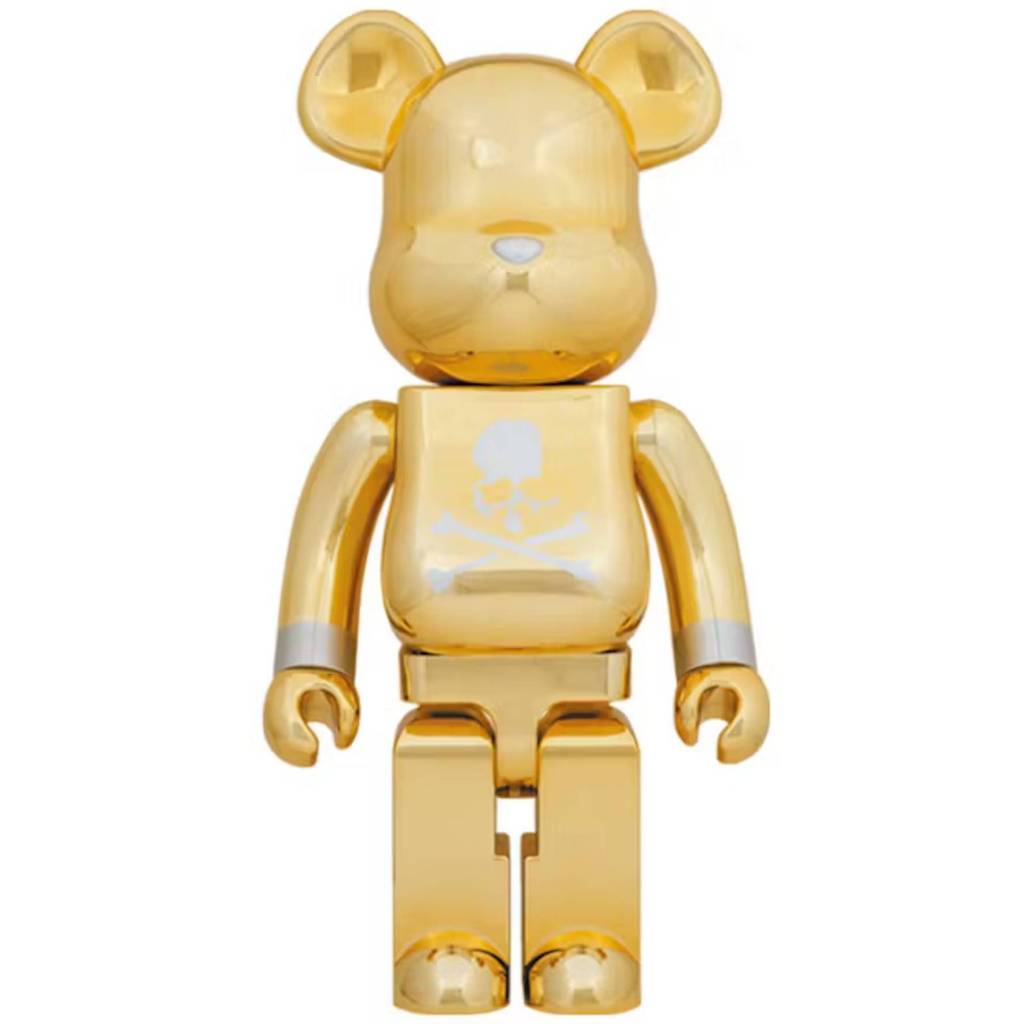 【Q桑】  BE@RBRICK 庫柏利克 mastermind MMJ GOLD 金骷髏 1000% 70公分