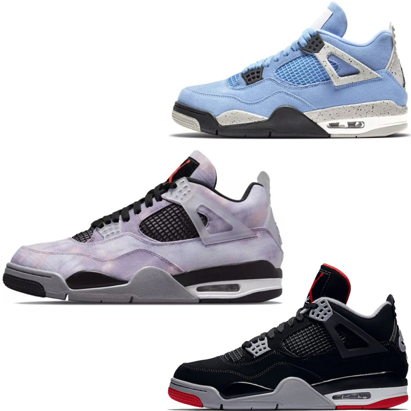 Air Jordan 4 Retro 男鞋 女鞋 藍白 紫色 黑紅 飛人喬丹 4代 高筒 籃球鞋 AJ4 休閒鞋 運動鞋