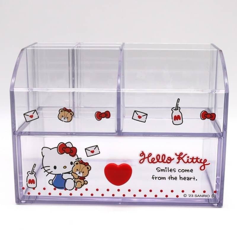 Sanrio 三麗鷗 化妝品收納架 (快樂生活) Kitty 美樂蒂 酷洛米 大耳狗 抽屜收納櫃