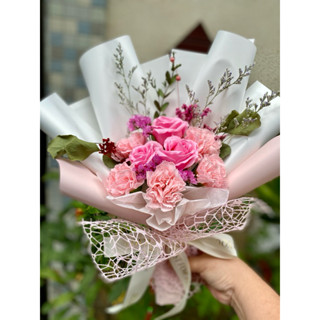 康乃馨最愛母親節❤️急件可🚚永恆香氛玫瑰花束🌹多種配色/香皂玫瑰/乾燥花束/ 永生花束/母親節