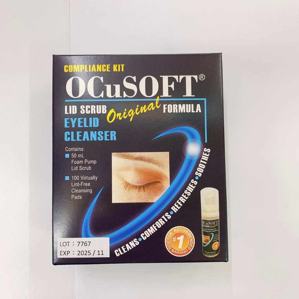 Ocusoft-Lid-Scrub Kit 眼視潔-眼部清潔液 惠登藥局