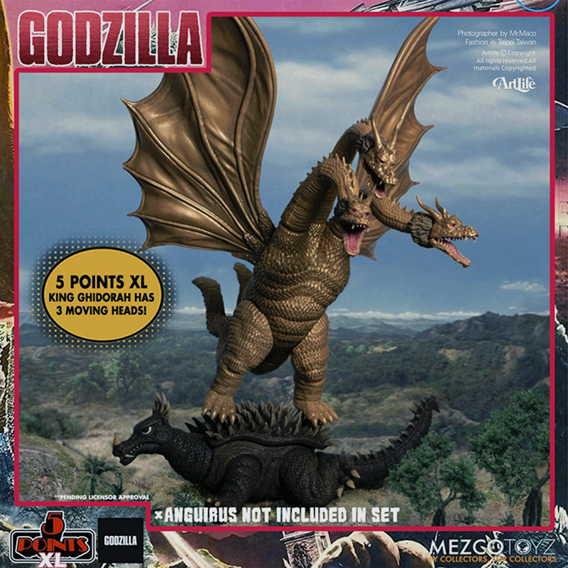 Artlife ㊁ MEZCO 5Points XL ゴジラ Godzilla 1968 Round2 哥吉拉 基多拉