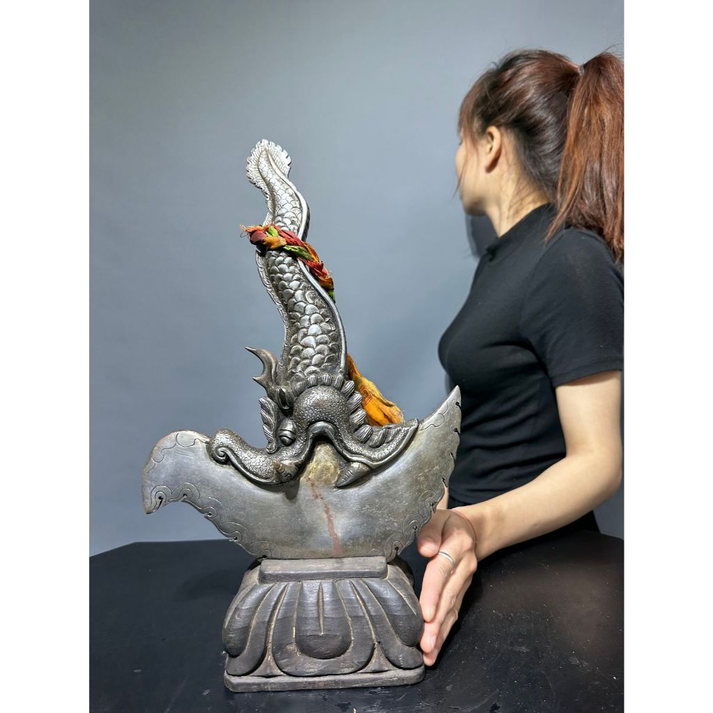 銅器 密宗降魔金剛鉞刀 五股金剛杵 法器 鎮宅 辟邪 藏