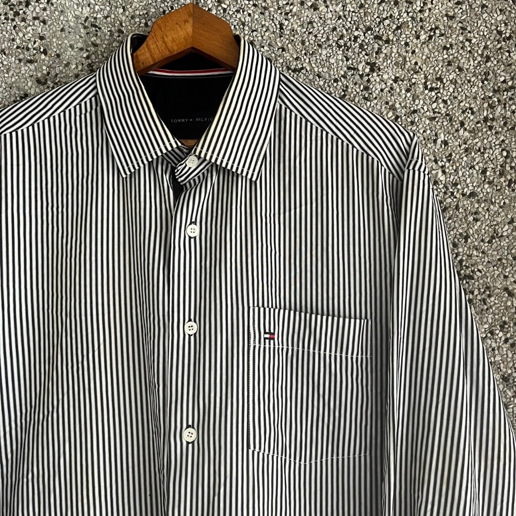 [Oldman Vintage]Tommy Hilfiger 襯衫 復古 長袖 古著 XL號 T37