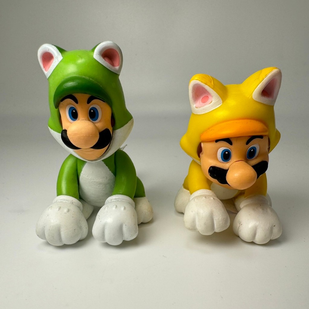 【漫坑】JAKKS 超級瑪利 馬力歐貓 路易吉貓 Mario Luigi 可動公仔