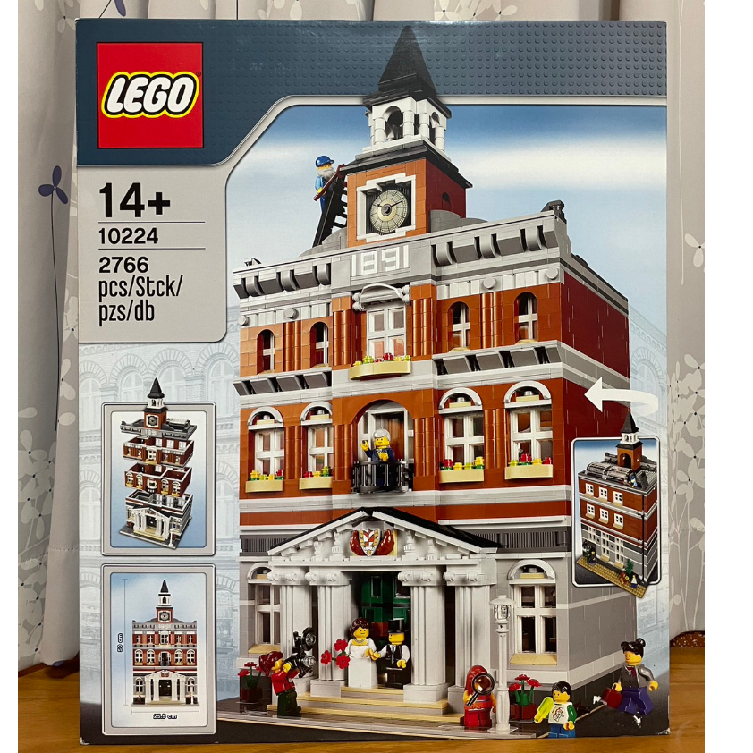 【椅比呀呀|高雄屏東】LEGO 樂高 10224 街景系列 市政廳 Town Hall 絕版