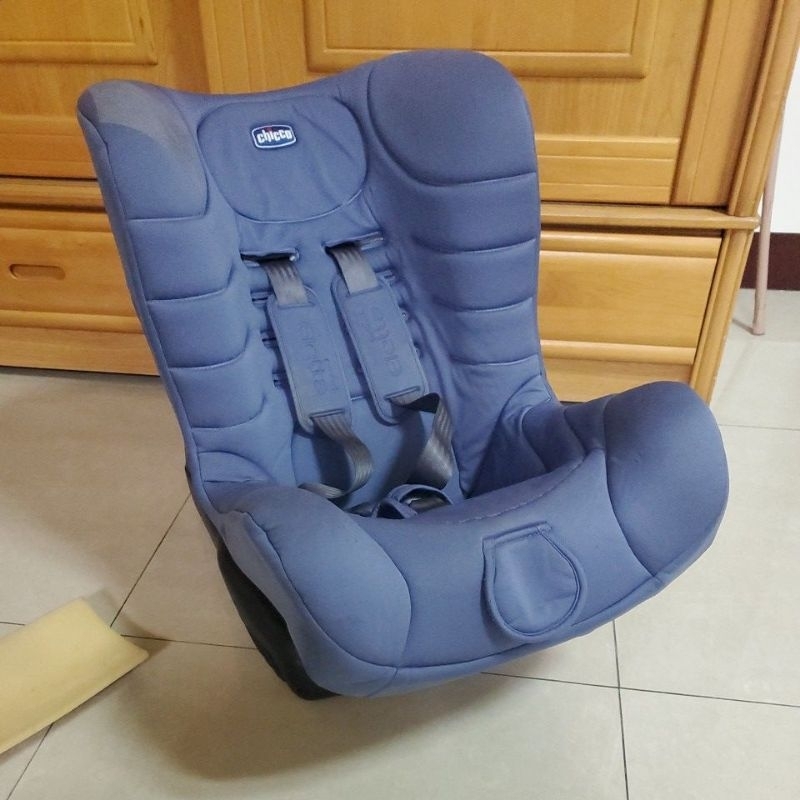 Chicco ELETTA comfort 安全汽座藍(0-4歲適用)義大利製正反向汽車安全座椅+新生兒墊 二手限面交