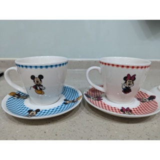 米奇米妮 迪士尼 咖啡杯 瓷杯 正版 全新