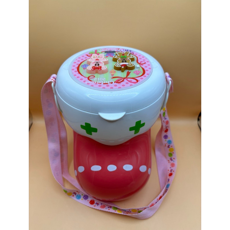 🌟現貨🌟日本 迪士尼樂園 早期 聖誕節 薑餅 米奇米妮 爆米花桶 亮燈 爆米花桶
