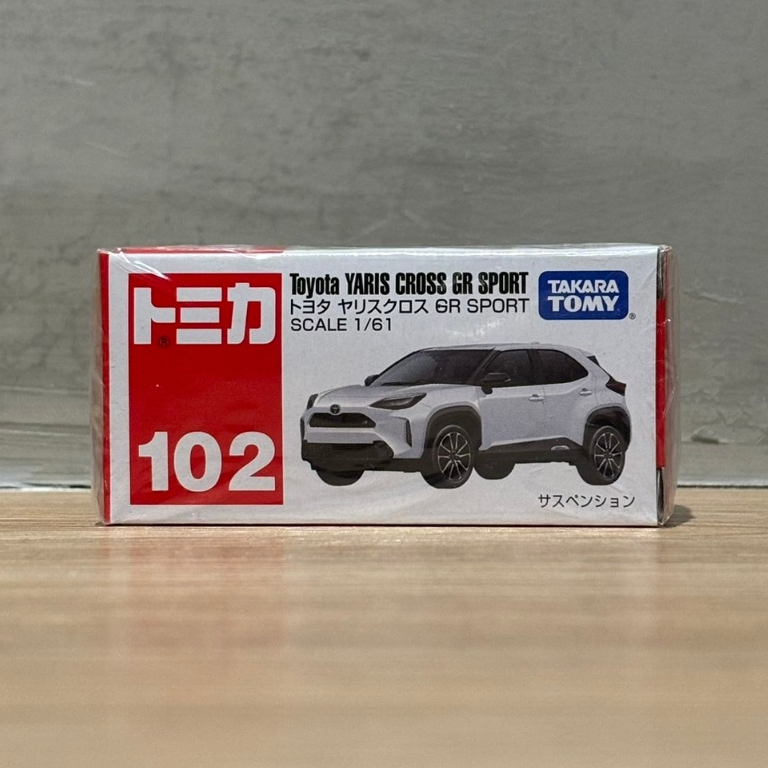 (bear)日本正版現貨 Tomica 多美 no. 102 豐田 Yaris Cross GR 休旅車 紅白盒