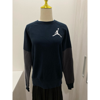 Nike air Jordan 刺繡拼色刷毛衛衣 S