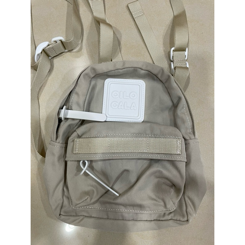 CiloCala_Rucksack 後背包_卡其色_XS