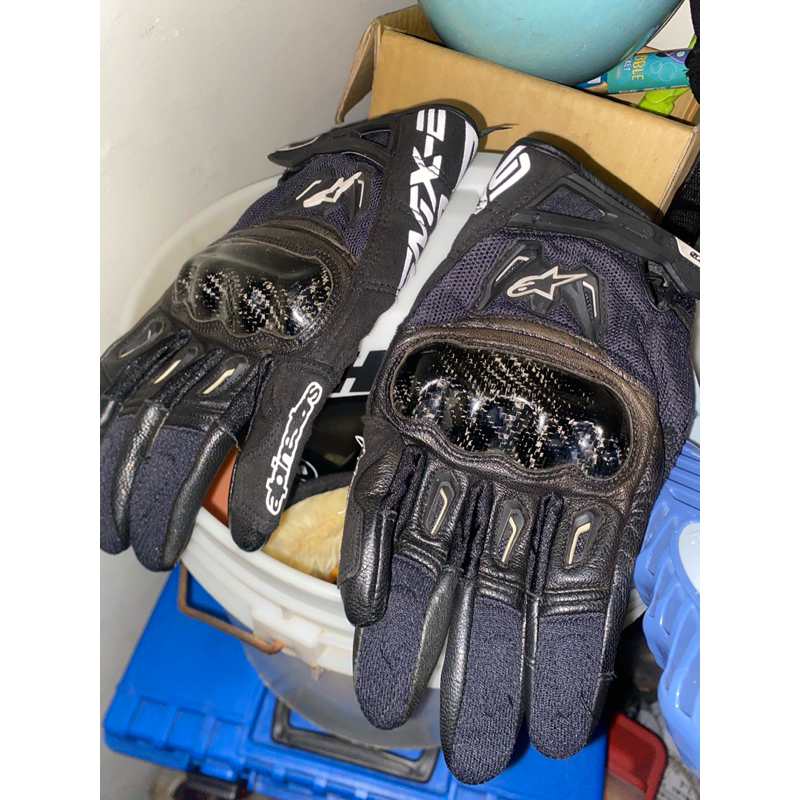 alpinestars A星 短手套 smx-2 carbon v2 gloves