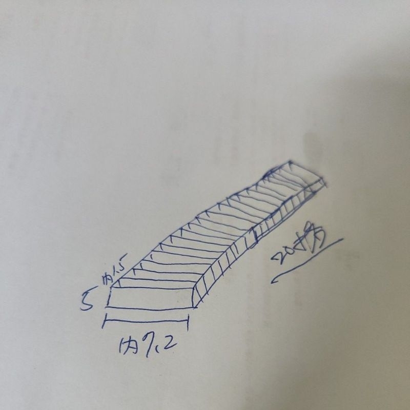 透明20格健保卡盒內7.2×5×1.5