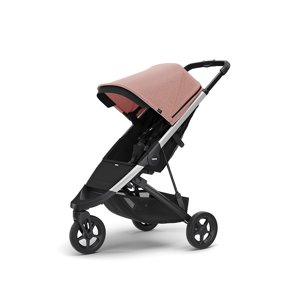 THULE 品牌  SPRING 系列嬰兒鋁桿推車  顏色 黑色/深藍色/灰色/粉紅色