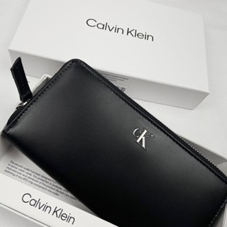 Calvin Klein 防盜 真皮長夾 零錢袋 錢包 CK 皮夾 送禮 #9805