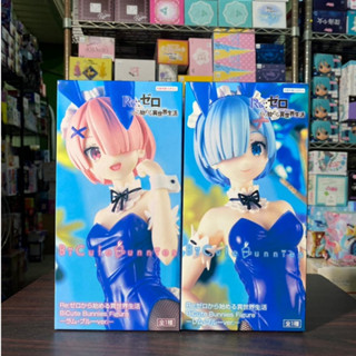 🌀日版客🌀 日版 re:從零開始的異世界生活 furyu 雷姆 拉姆 兔女郎 藍色 bicute 景品 公仔