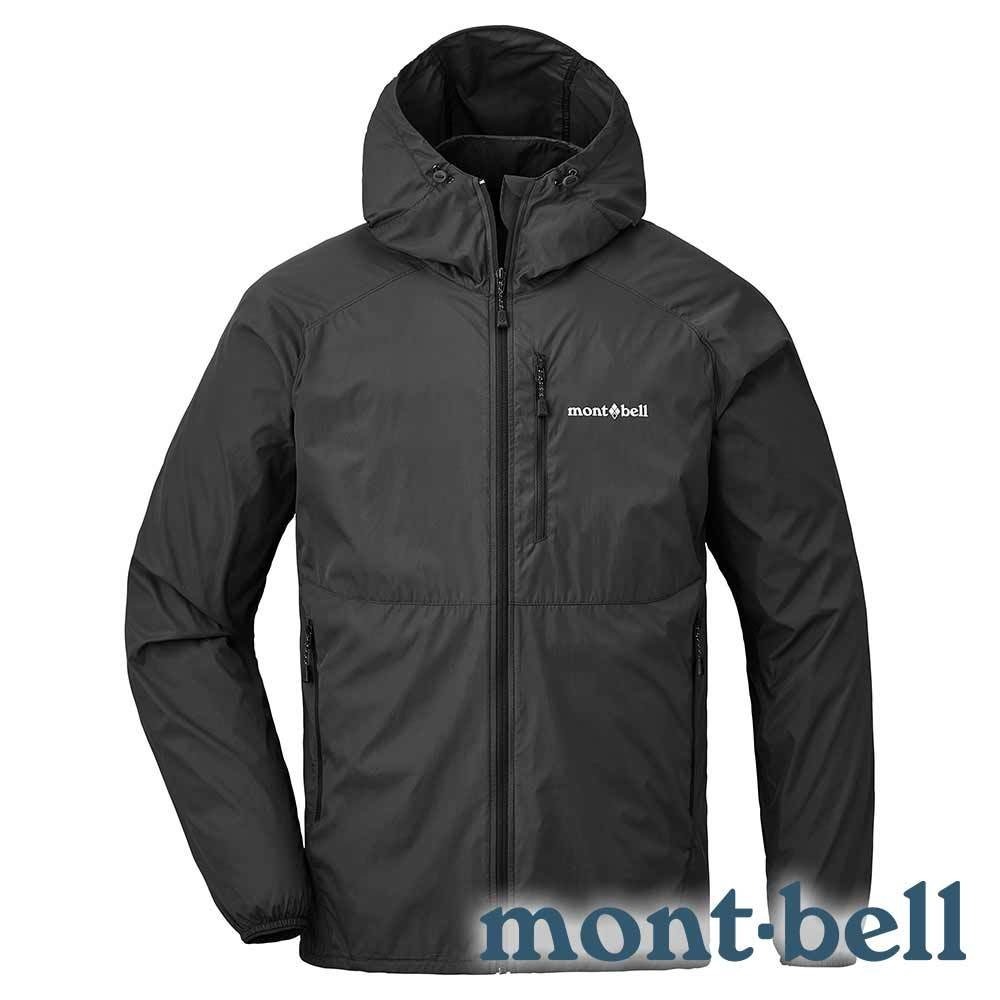 【mont-bell】WIND BLAST男防風連帽外套『黑』1103322
