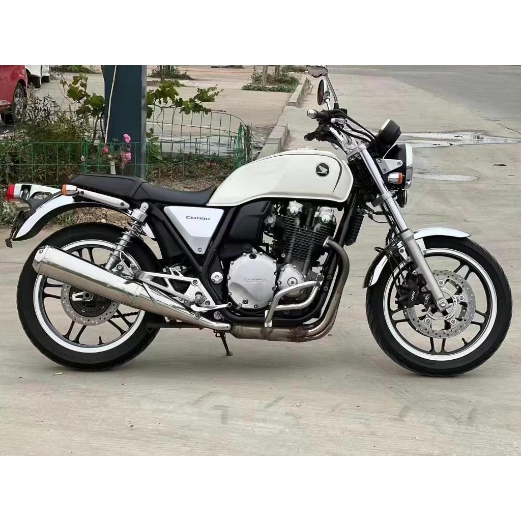 CB1100RS管式防撞桿 適用於 本田 CB1100RS改裝黑色防倒桿 CB1100 黑色防倒桿CB1100