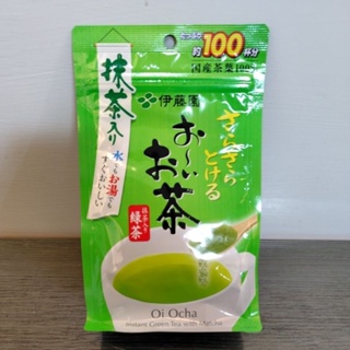 現貨 日本境內版 日本伊藤園 綠茶粉 抹茶粉 80g 增量版 無糖 100杯份