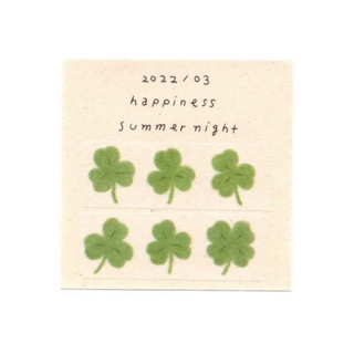 ☘️ ⋆｡韓國summer night爆款幸運草手帳裝飾紙膠帶分裝