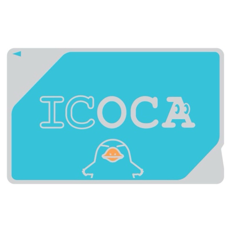 日本 JR西日本 ICOCA 交通卡 原子小金剛 鴨嘴獸卡 電子貨幣 IC卡 輕鬆遊覽大阪和關西