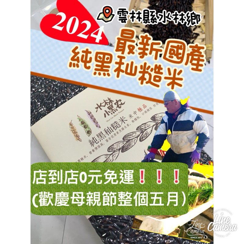 黑米 台灣原生種 2024新米❗️真正的黑秈糙米、飄香米、糙米#黑米#香米#水林小黑農