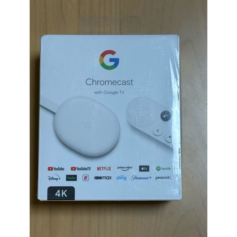 二手 Google Chromecast 4K Google TV四代 電視盒