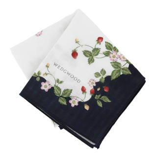 日本製 WEDGWOOD 野草莓系列 棉紗 紗布手帕 方巾 純棉
