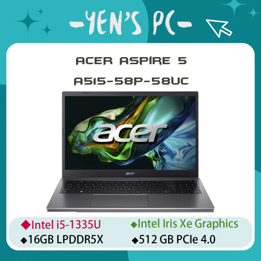 YEN選PC ACER 宏碁 Aspire 5 A515-58P-58UC