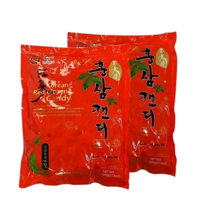 韓國不老健黑蔘糖 250g.紅蔘糖500g（特價）