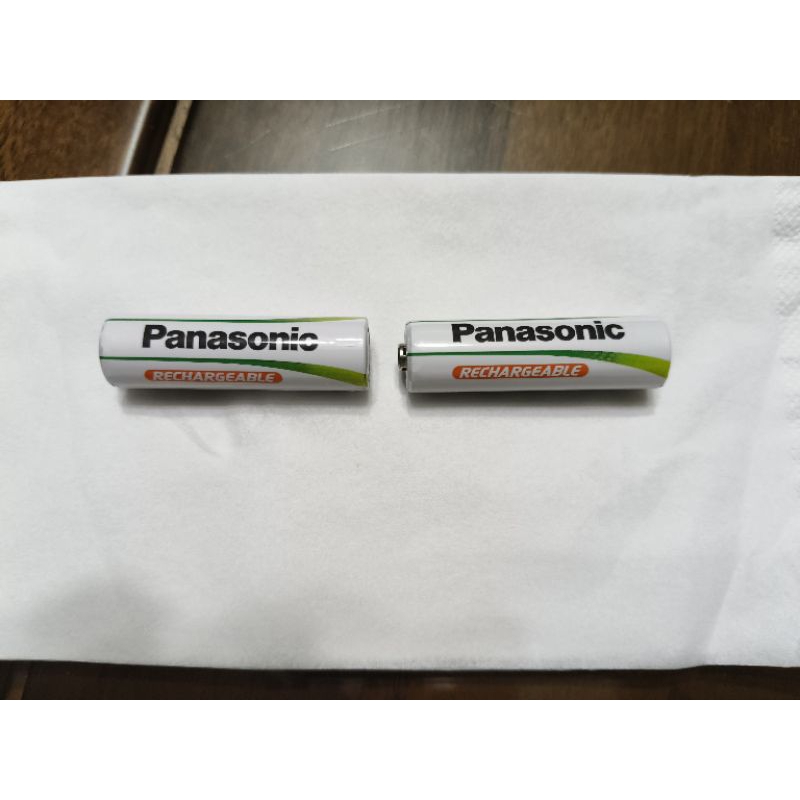 國際牌Panasonic 3號（AA）充電電池 HHR-3MVT 1900mAh (2顆,無原始包裝)
