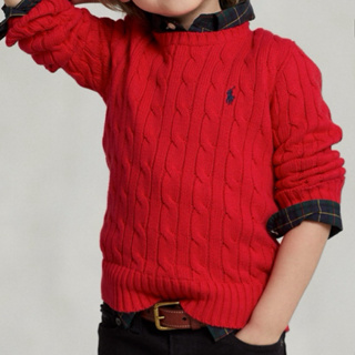 【現貨】Polo Ralph Lauren 男童經典麻花針織毛衣