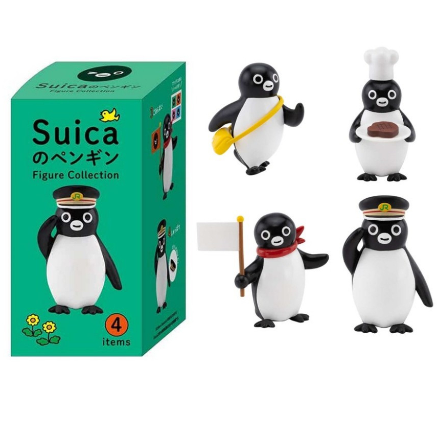 【愛日貨】現貨 日本 正版 SUICA 西瓜卡企鵝 企鵝 JR 鐵路 東日本 盲盒 盒玩 公仔 娃娃 玩偶 擺飾 禮物