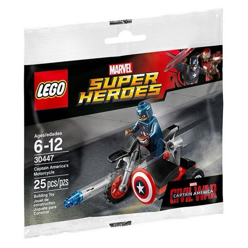 LEGO 樂高 30447 超級英雄復仇者聯盟 美國隊長的摩托車