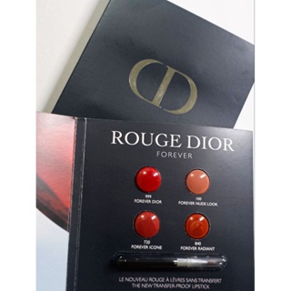 Dior 迪奧超完美持久唇膏五色試用卡 0.35g*4+0.45g