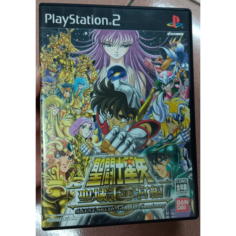 PS2 聖鬥士星矢 聖域十二宮 有盒無書