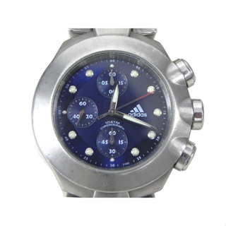 [專業] 三眼錶 [adidas 8249317] 愛迪達 經典石英運動錶[藍色面+三眼]石英/軍錶
