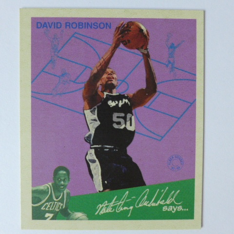 ~David Robinson/大衛·羅賓森/馬刺雙塔/海軍上將/名人堂~1998年FLEER.NBA特殊卡
