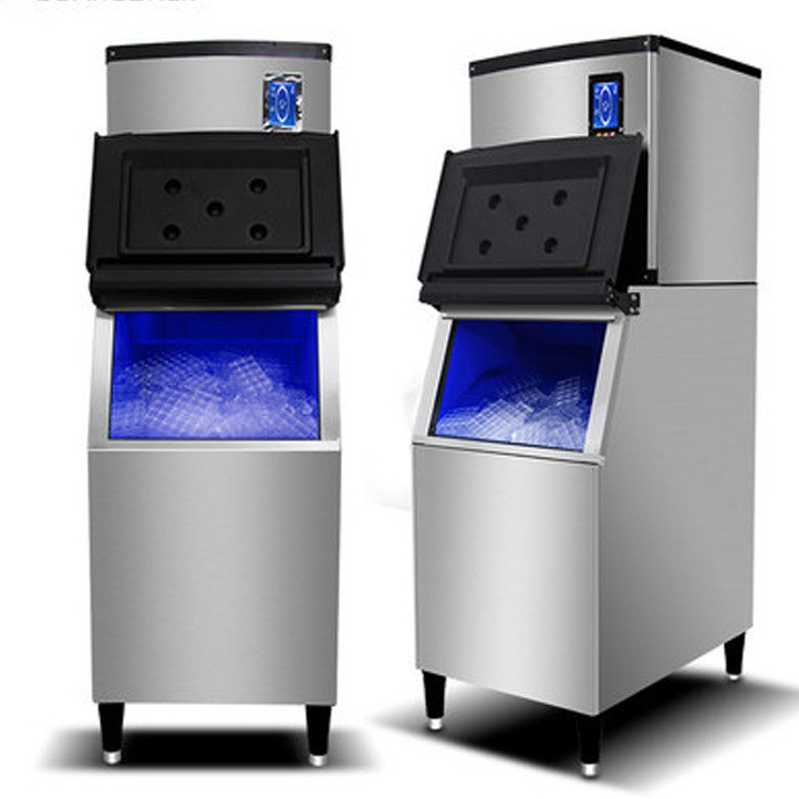 電器製冰機商用奶茶店大産量全自動方冰奶茶設備月牙冰210KG