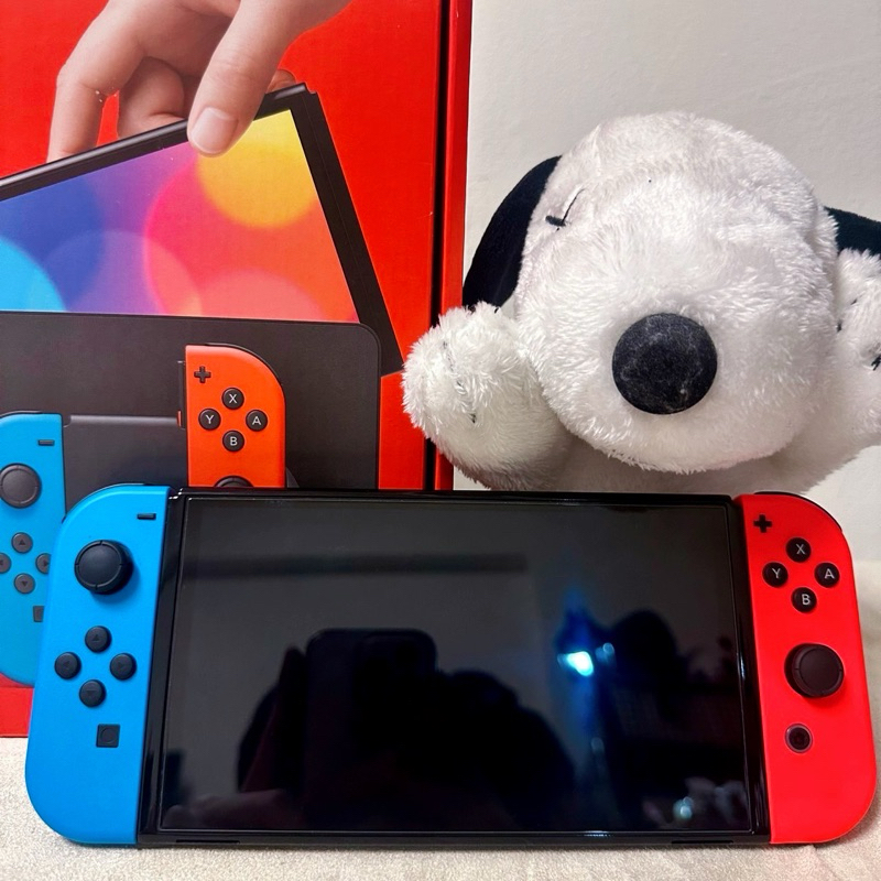 Nintendo Switch OLED 經典紅藍色主機