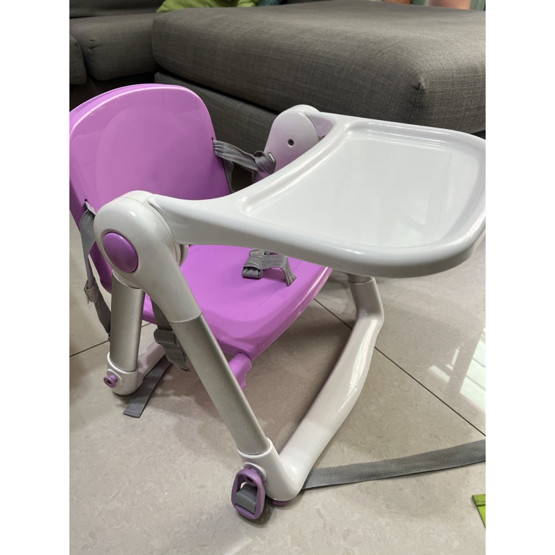 二手 英國Apramo Flippa可攜式兩用兒童餐椅/摺疊餐椅