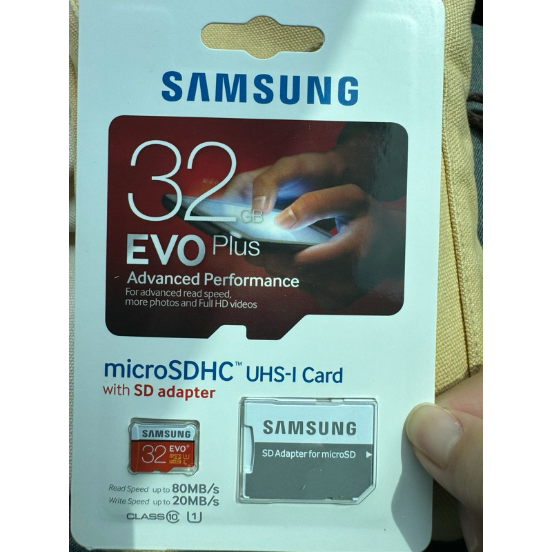 全新Samsung EVO Plus 32GB記憶卡