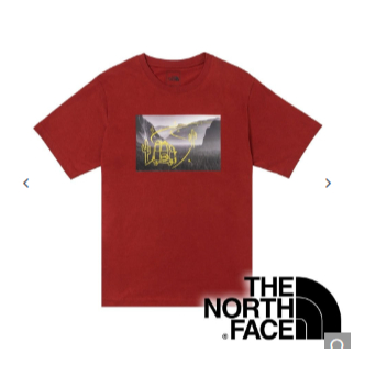 【THE NORTH FACE 美國】男圓領短袖T恤『紅』NF0A88GG 戶外 露營 登山 健行 休閒 時尚 運動 短