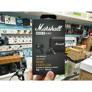 禾豐音響 加送收納盒 二代 Marshall Motif II A N C 抗噪真無線藍牙耳機 百滋公司貨