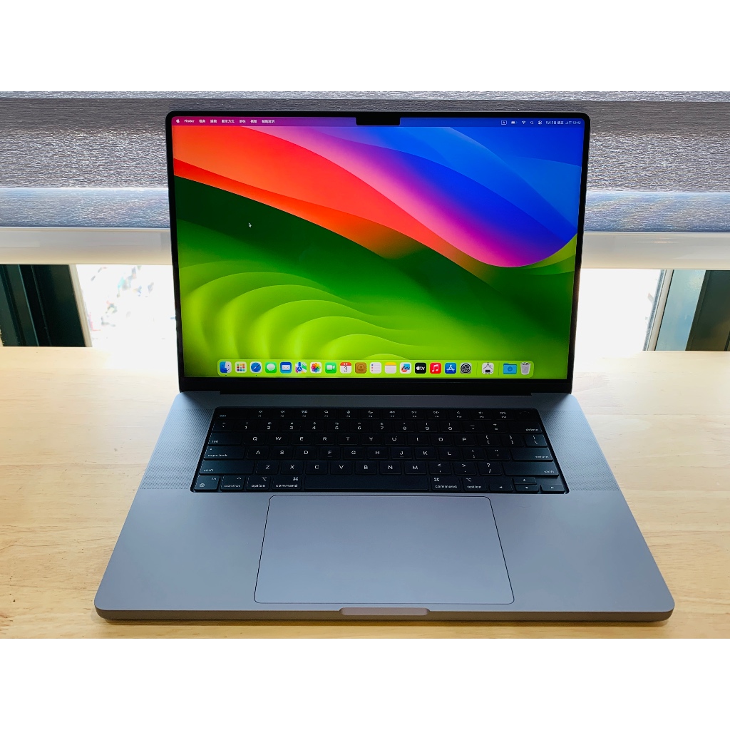 台中 保固2025/8/3 MacBook Pro 16吋 M1 Max 32G 1T 英文鍵盤 灰色 10C32G 2